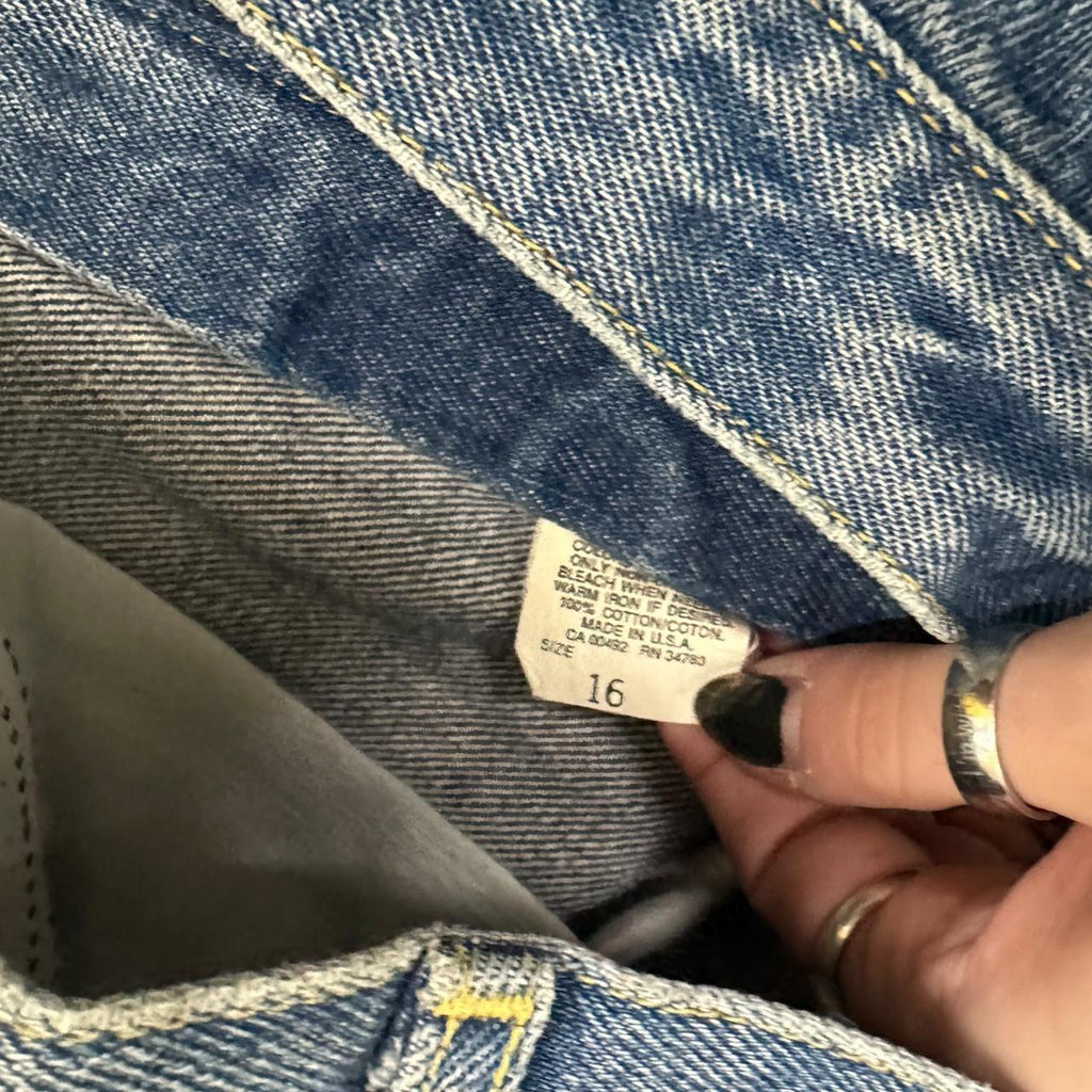 Vintage 90s Lee Tapered Leg Mom/Boyfriend Jeans Mid Blue W32 L32