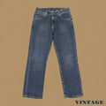 Vintage Lee Straight Leg Boyfriend Jeans Dark Blue W28 L26
