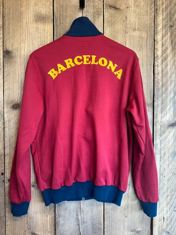 Vintage Adidas Originals Barcelona Tracksuit Top Large Retro