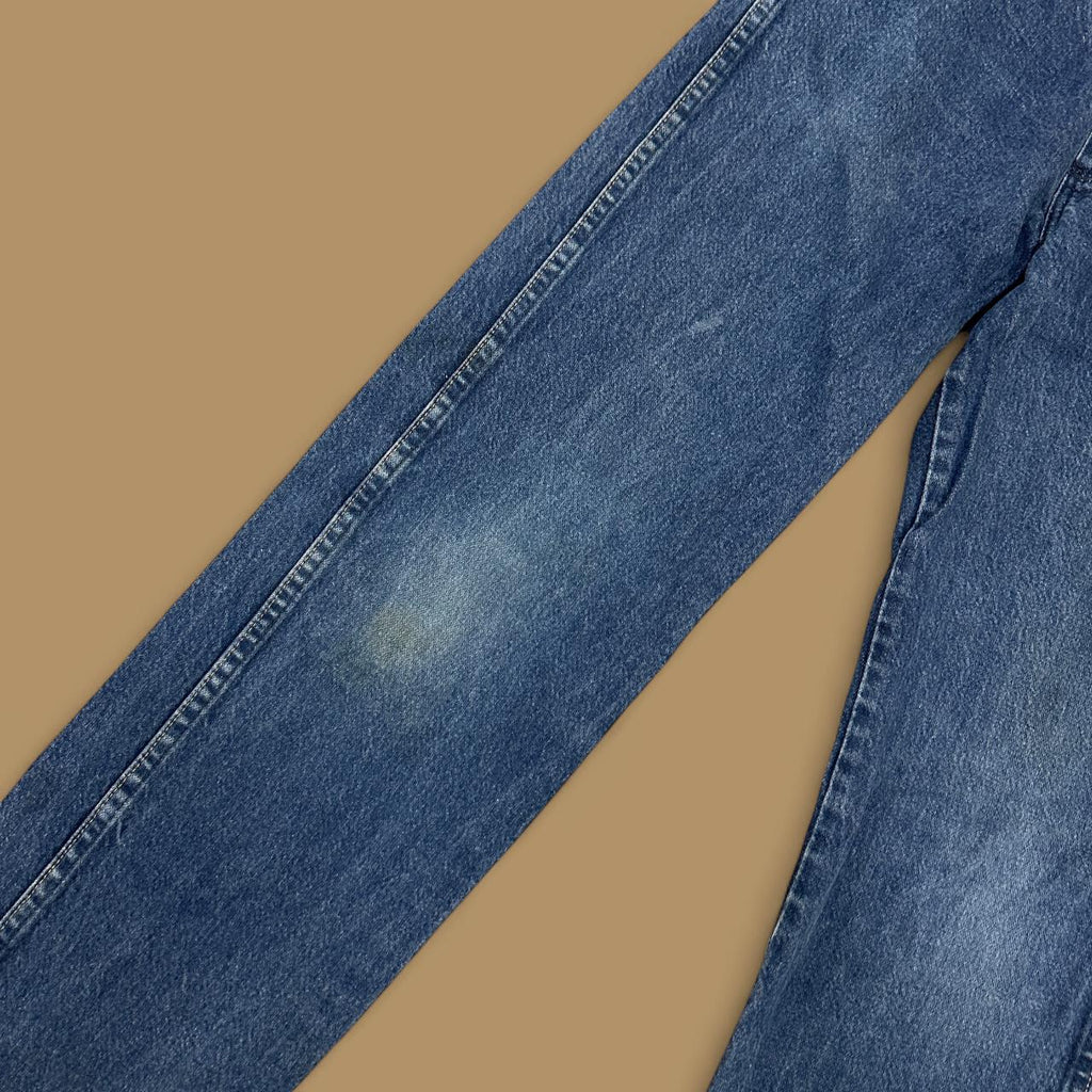 Vintage Wrangler USA Straight Leg Boyfriend/Mom Jeans Dark Blue W28 L32