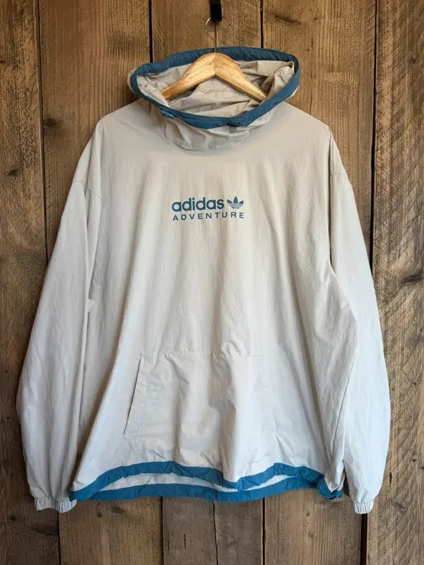 Adidas Adventure Men’s Jacket Smock Windbreaker Coat Poncho XXL Festival