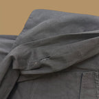 Vintage Lucky Star Plain Denim Shirt Black XXXL