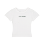 Cute and Competitive Cropped T-Shirt