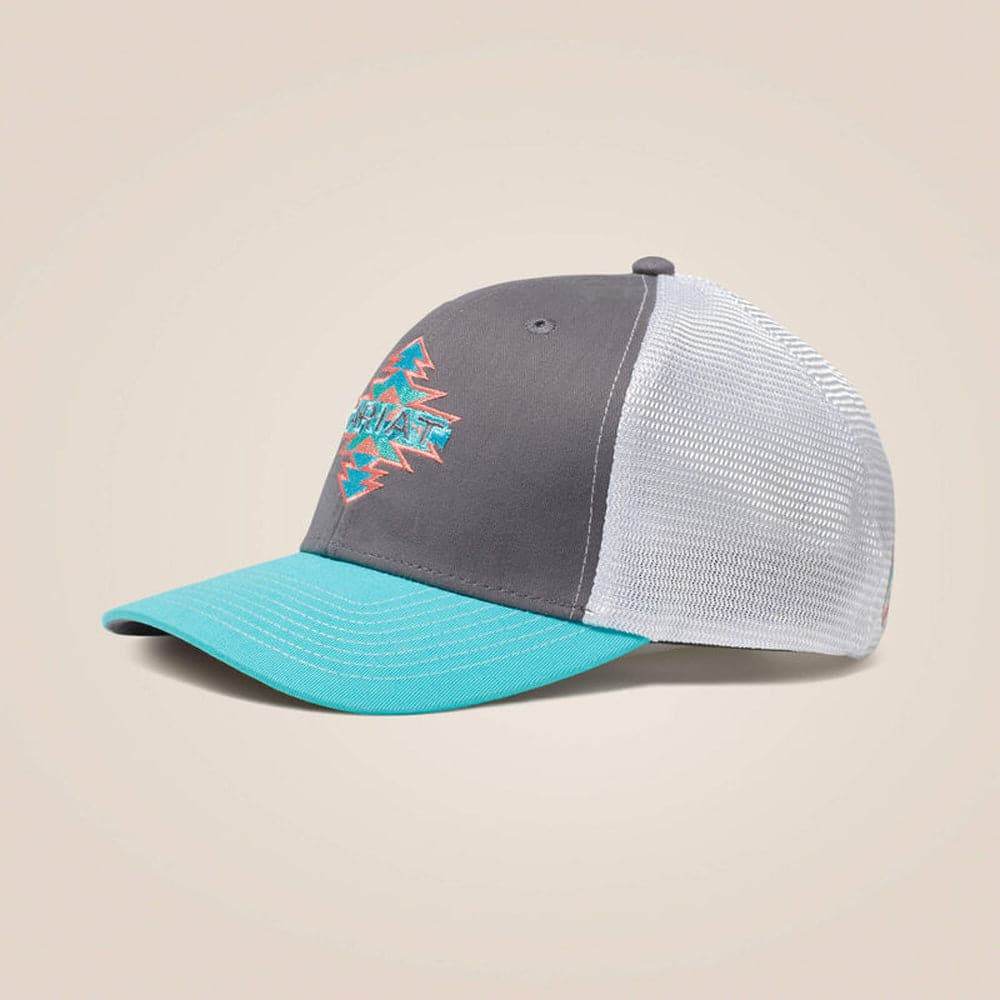 Ariat Women's Aztec Logo Trucker Cap Grey One Size
