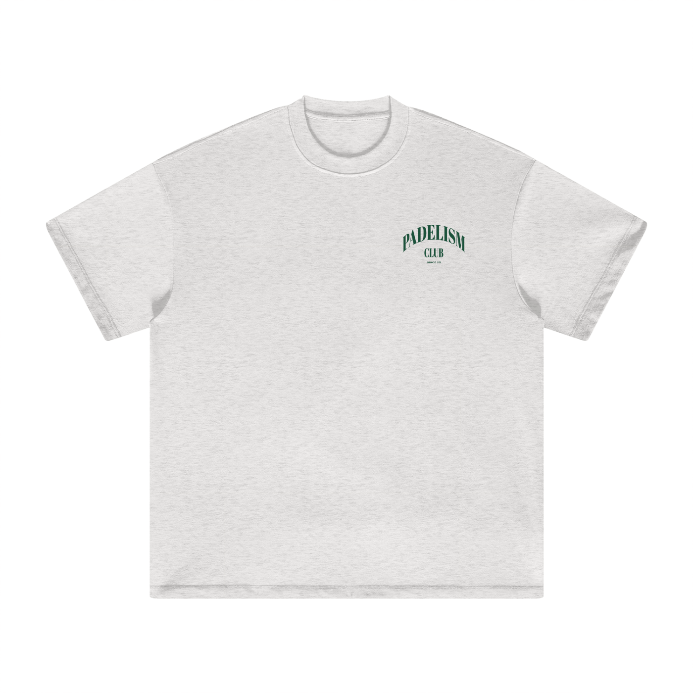 Padelism Club 25 - Heavyweight T-Shirt Oat Gray