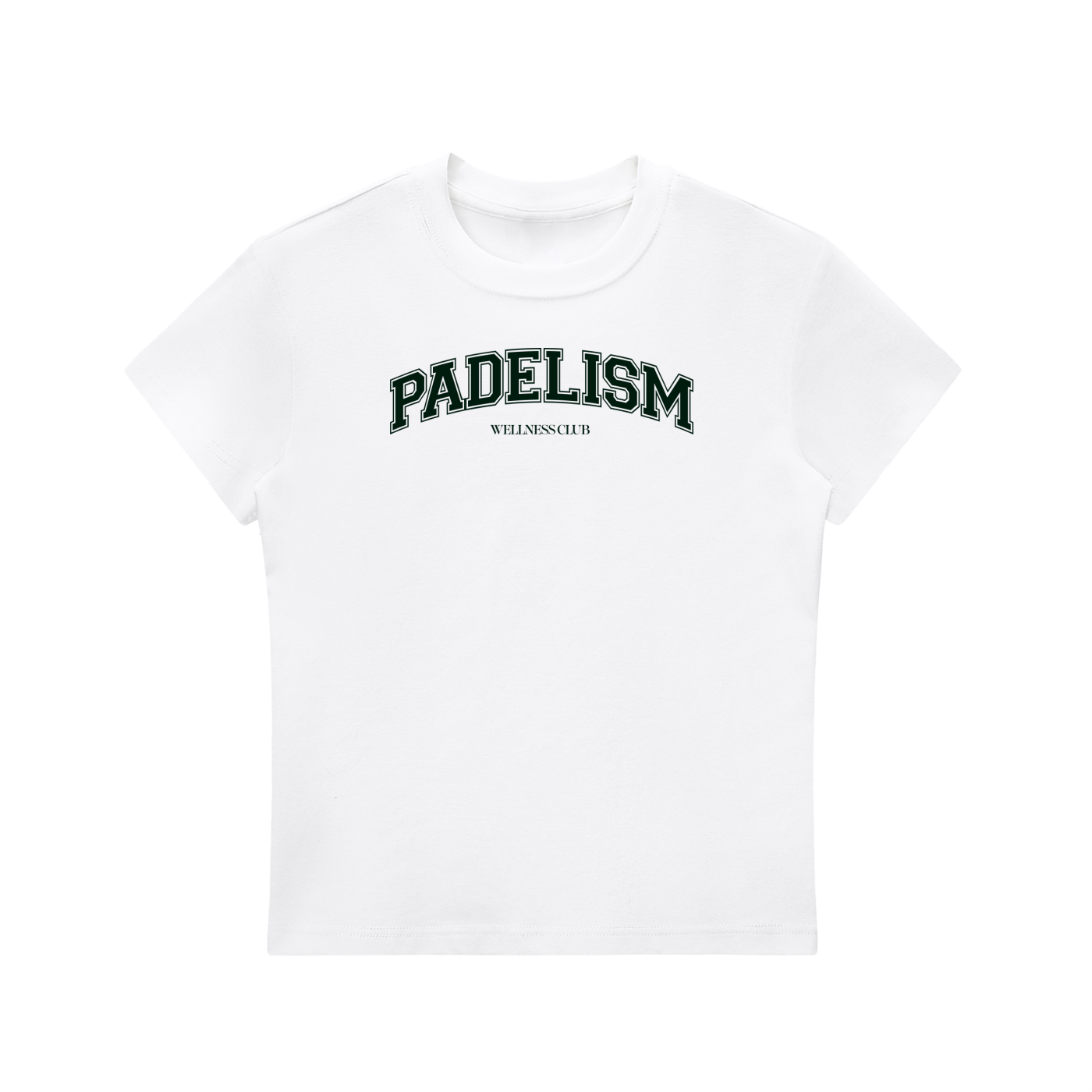 Padelism Wellness Club Crewneck T-Shirt White