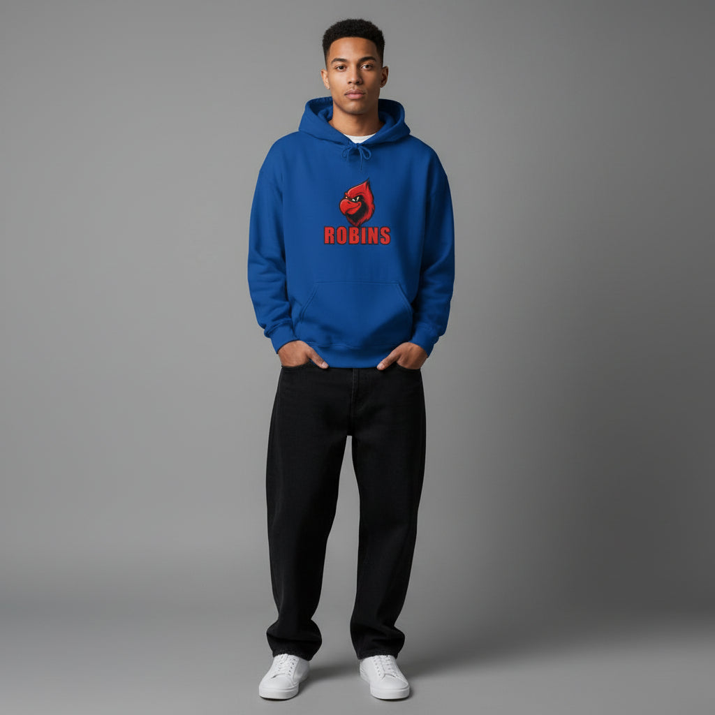 Brag Vintage Robins Sports Hoodie Blue