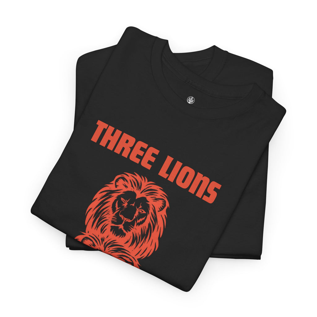 Brag Vintage Three Lions Unisex Football T-Shirt