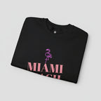 Brag Vintage Miami Beach Sweatshirt Black