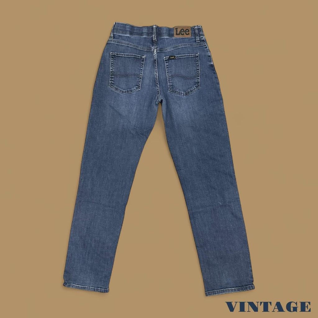 Vintage Lee Extreme Comfort Straight Leg Boyfriend Jeans Dark Blue W29 L30