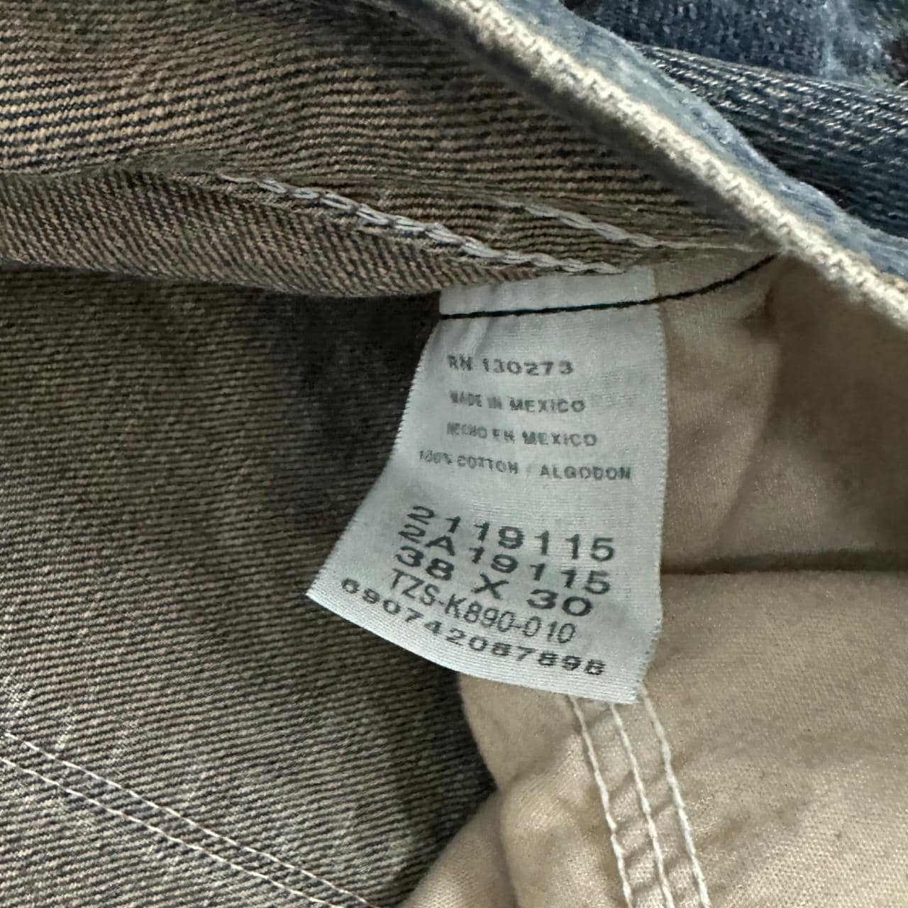 Vintage Lee Relaxed Bootcut Jeans Dark Blue W38 L30