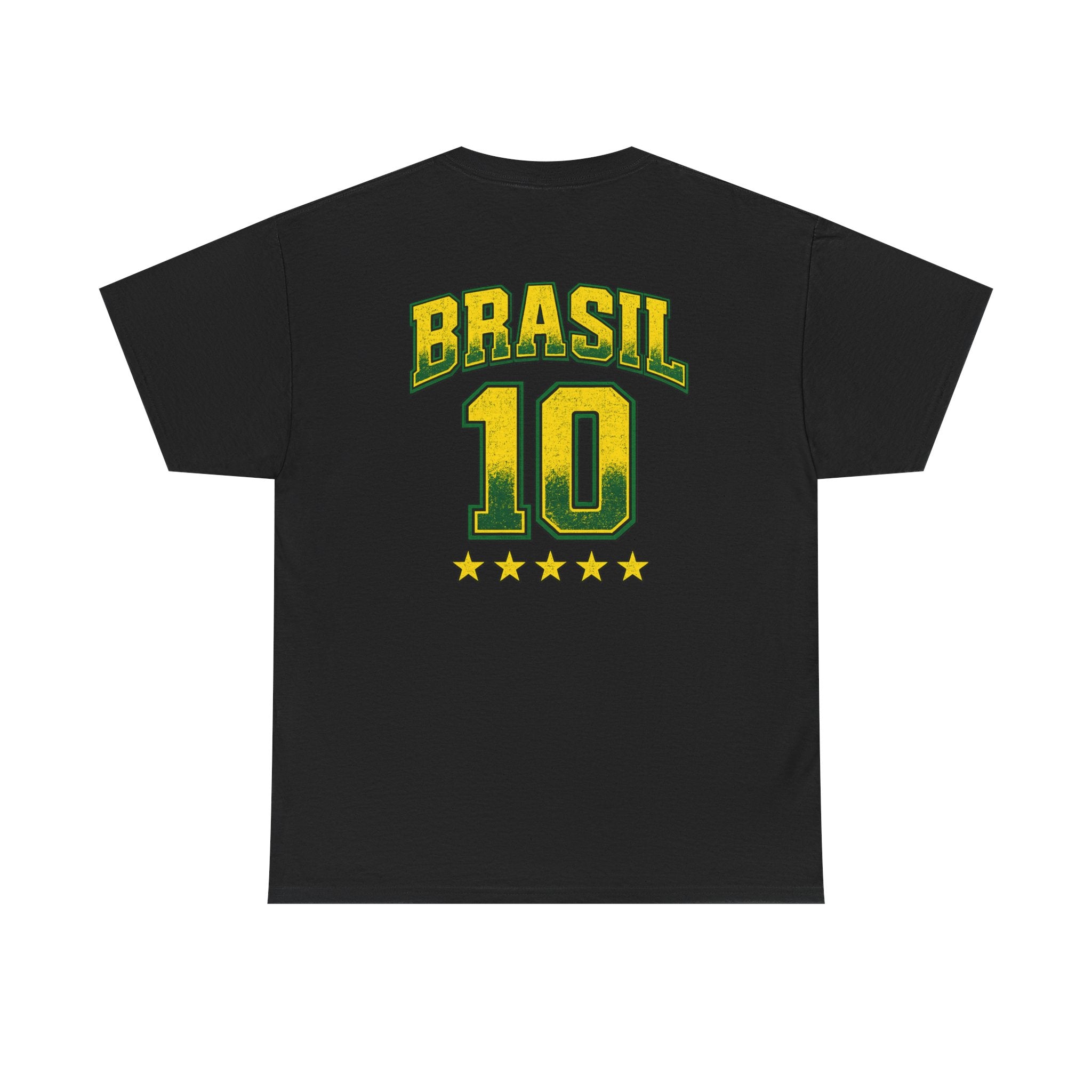 Brag Vintage Brasil 5 Stars Unisex Football T-shirt