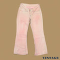 Vintage Levi's 927 Low Rise Bootcut Jeans Light Pink W30 L30