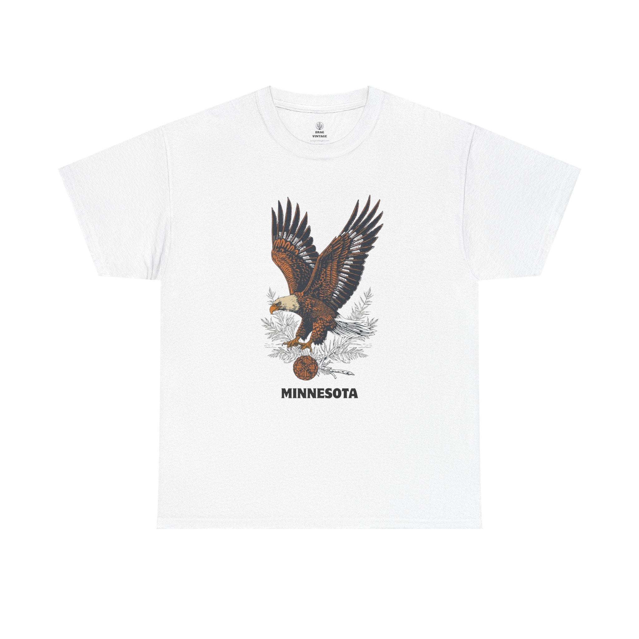 Brag Vintage Unisex Minnesota Eagle T-Shirt