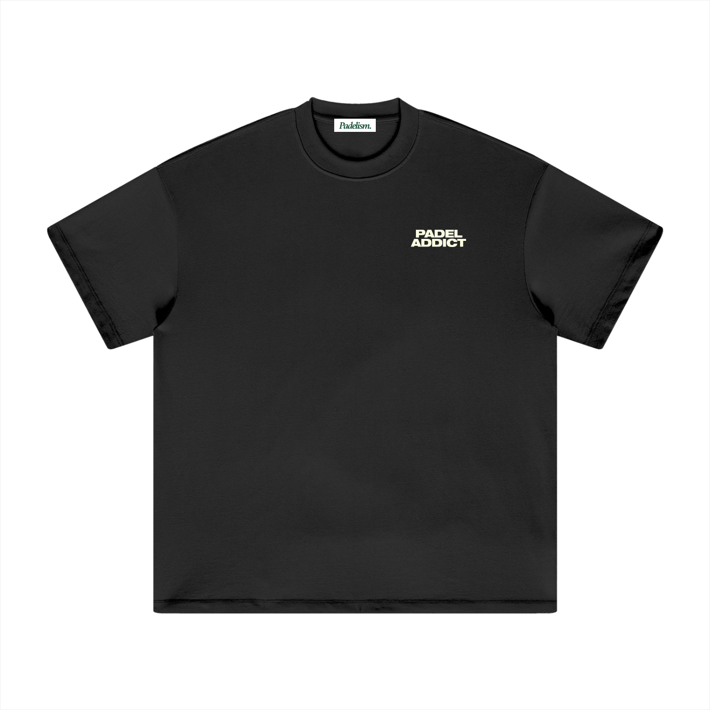Padel Addict - Heavyweight T-Shirt Black
