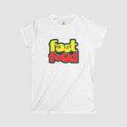 Brag Vintage Fast Food Fitted T-Shirt White