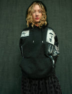 ST Multipatch Logo Hoodie in Black