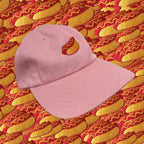 Ollie's hotdog hat - baseball cap Pink