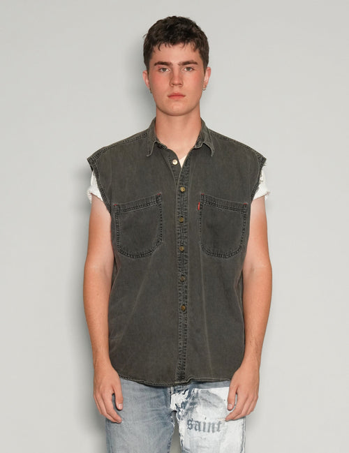 Party Back Denim Vest