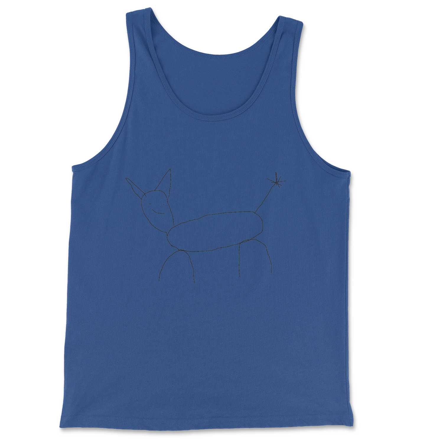 dog - tanktop True Royal