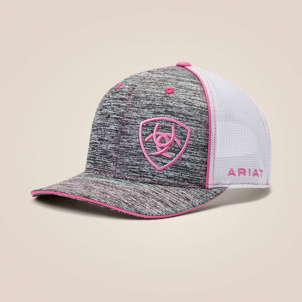 Ariat Womens Offset Shield Logo Trucker Cap