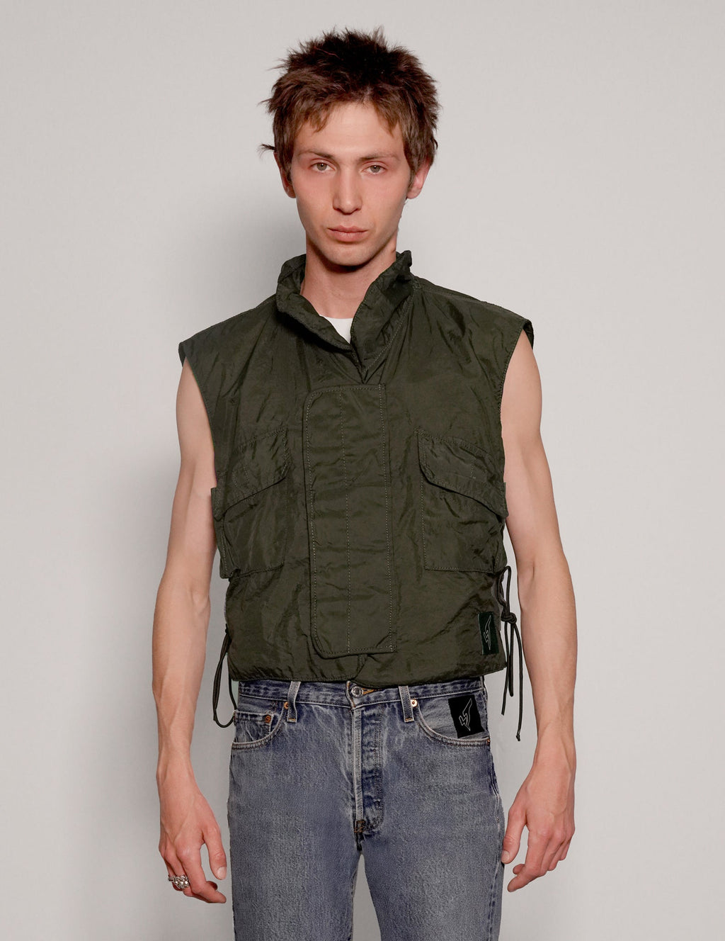 Ex Military Flak Vest in Khaki