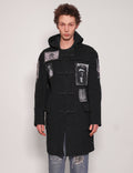 ST Patched Hooded Duffel Coat
