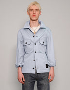 Cotton Workshirt in Baby Blue