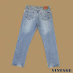 Vintage Levi's 501 Classic Straight Leg Jeans Light Blue W36 L32