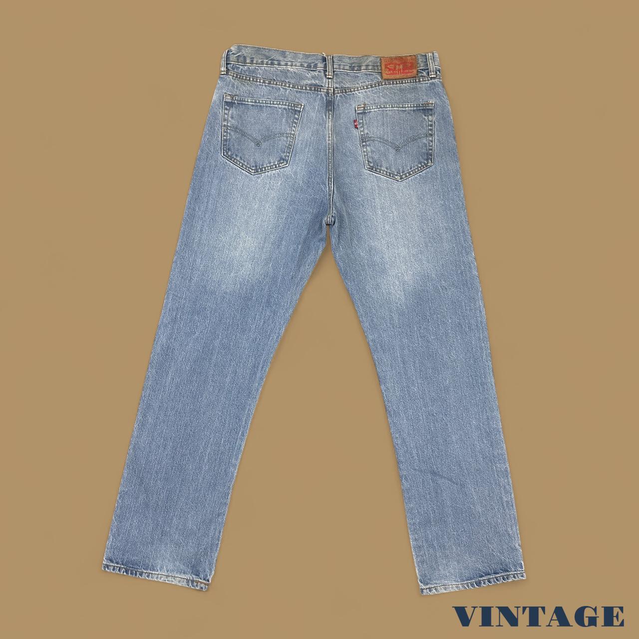Vintage Levi's 501 Classic Straight Leg Jeans Light Blue W36 L32