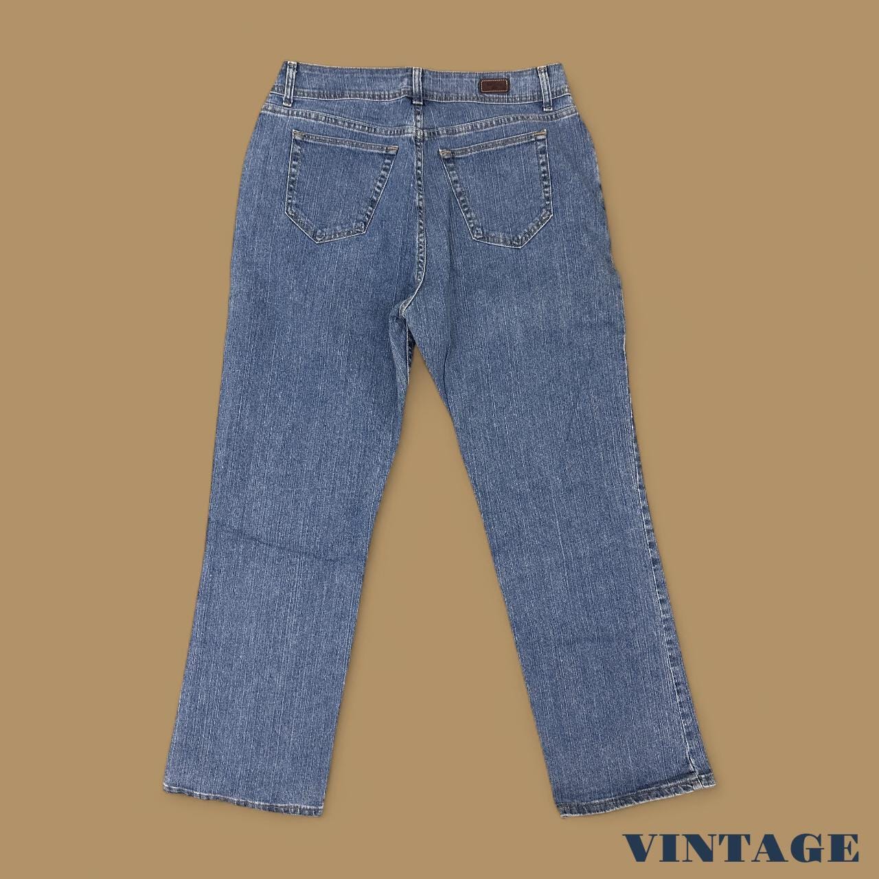 Vintage Lee Riders Straight Leg Relaxed Jeans Mid Blue W34 L32