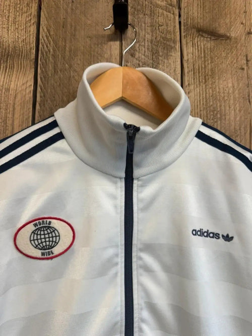 Vintage Adidas Originals World Wide Tracksuit Top Large