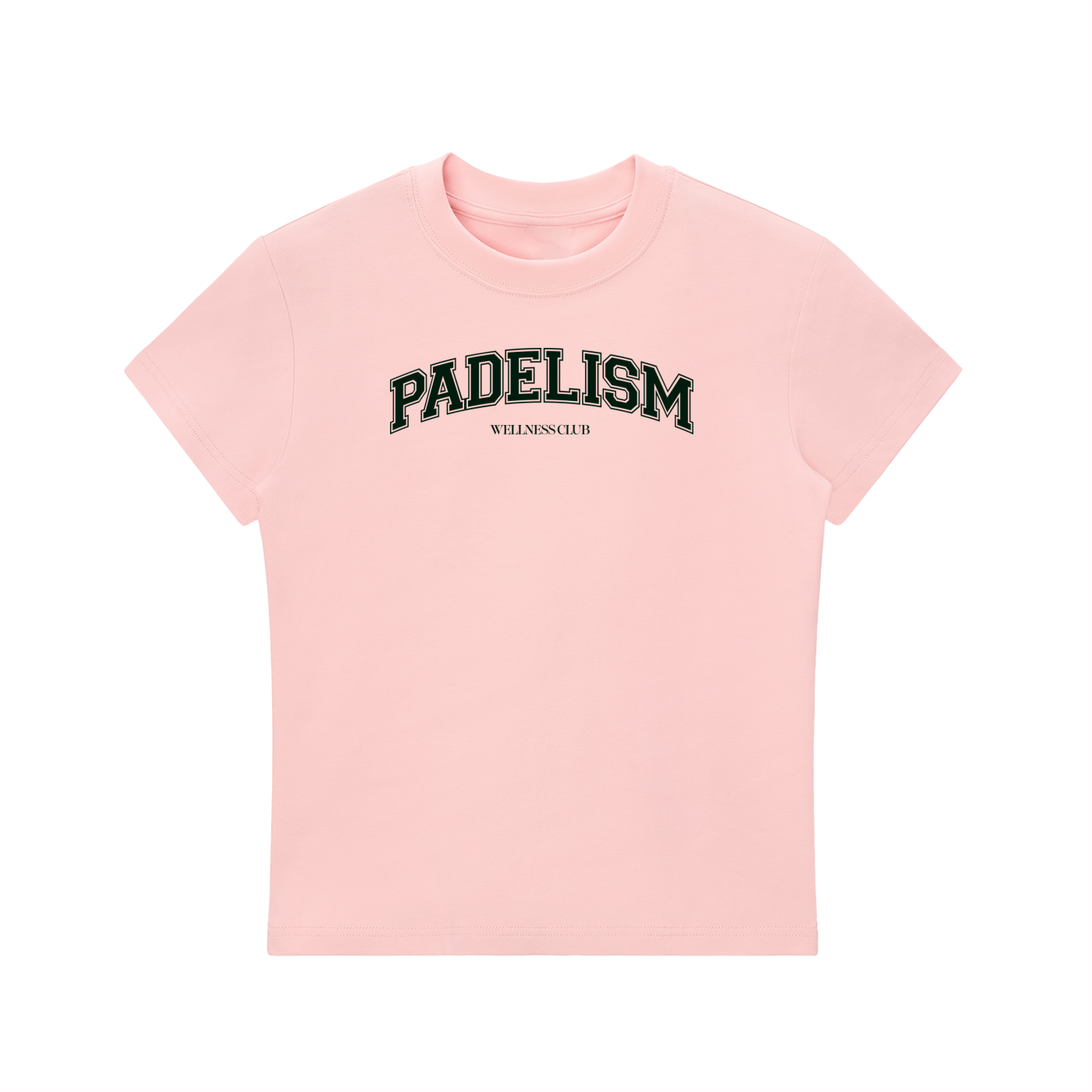 Padelism Wellness Club Crewneck T-Shirt Pink