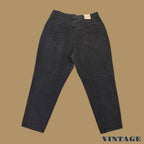 Vintage 90s Lee Tapered Leg Mom Jeans Charcoal Grey W36 L29