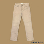 Vintage Levi&#39;s 502 Tapered Leg Jeans Beige W29 L29