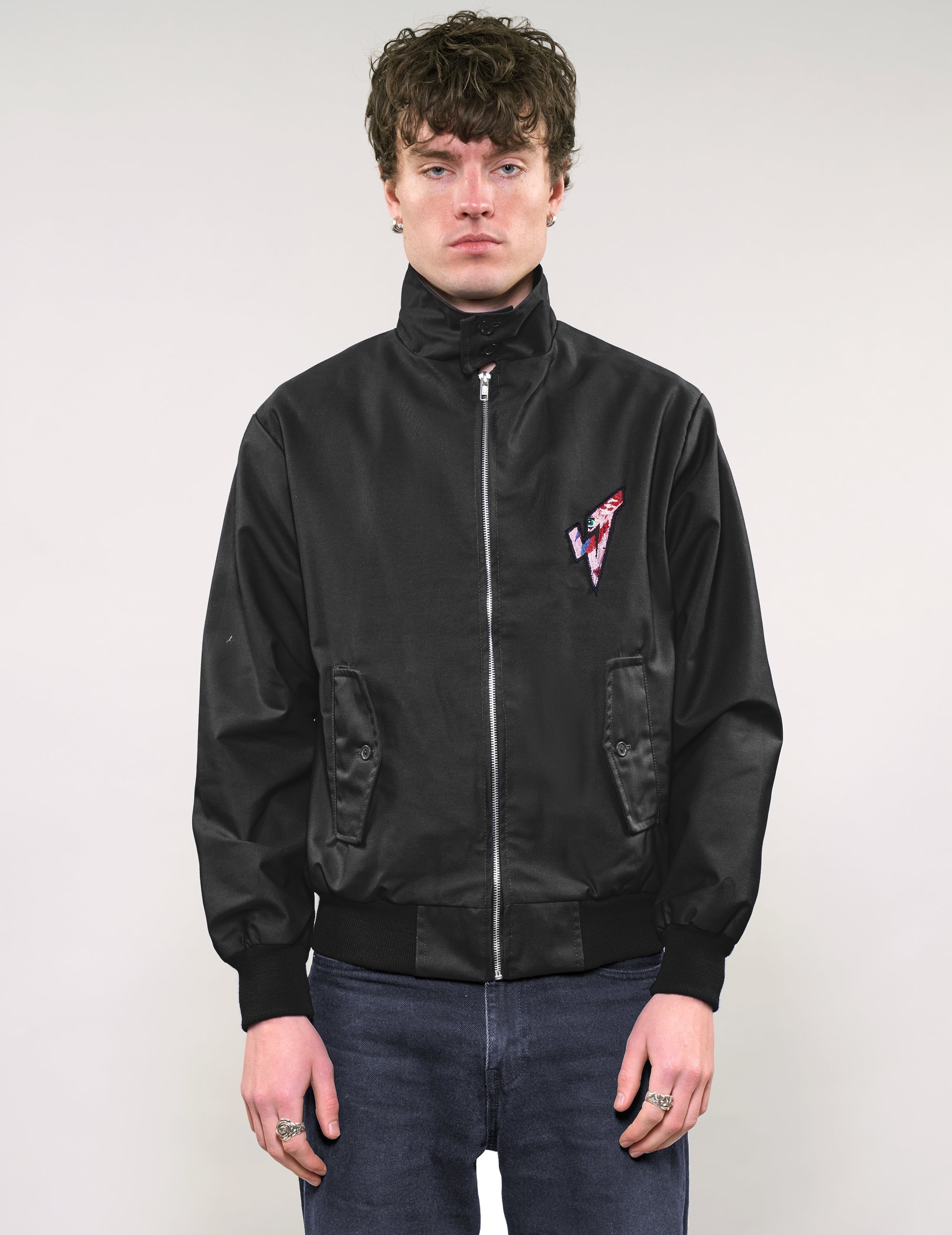 Classic Harrington Jacket in Black