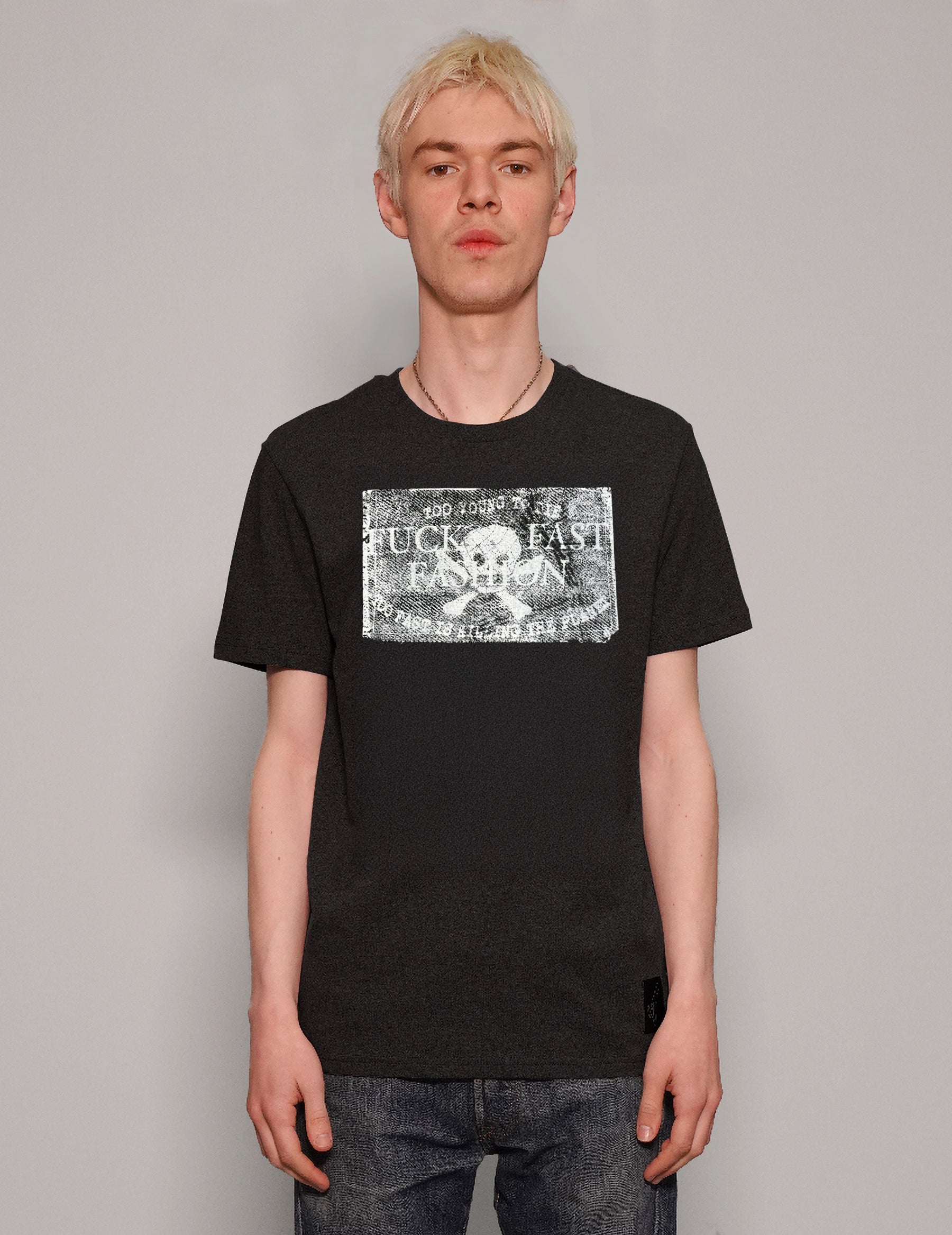 F*ck Fast Fashion T-Shirt in Black