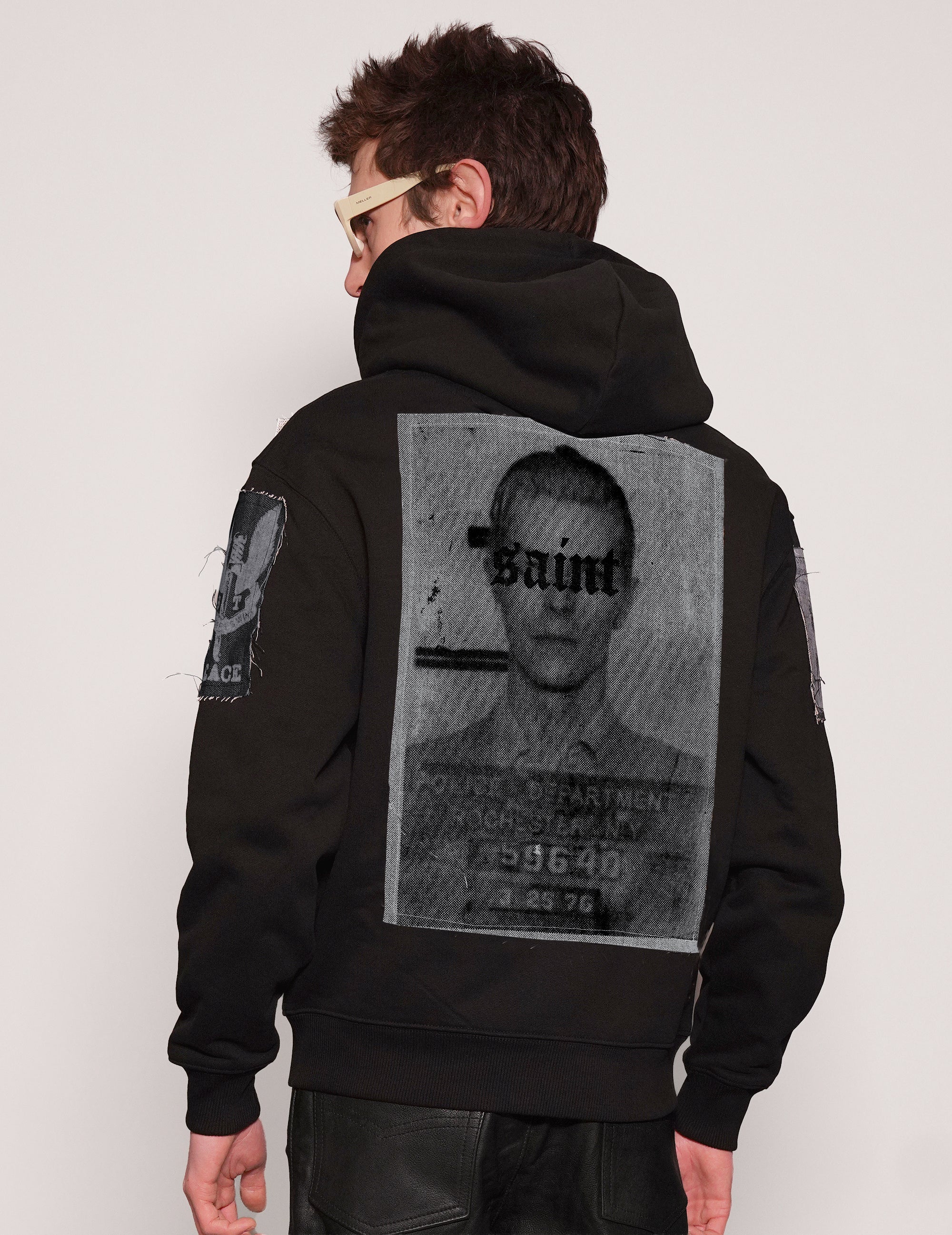 ST Multipatch Zip Hoodie in Black