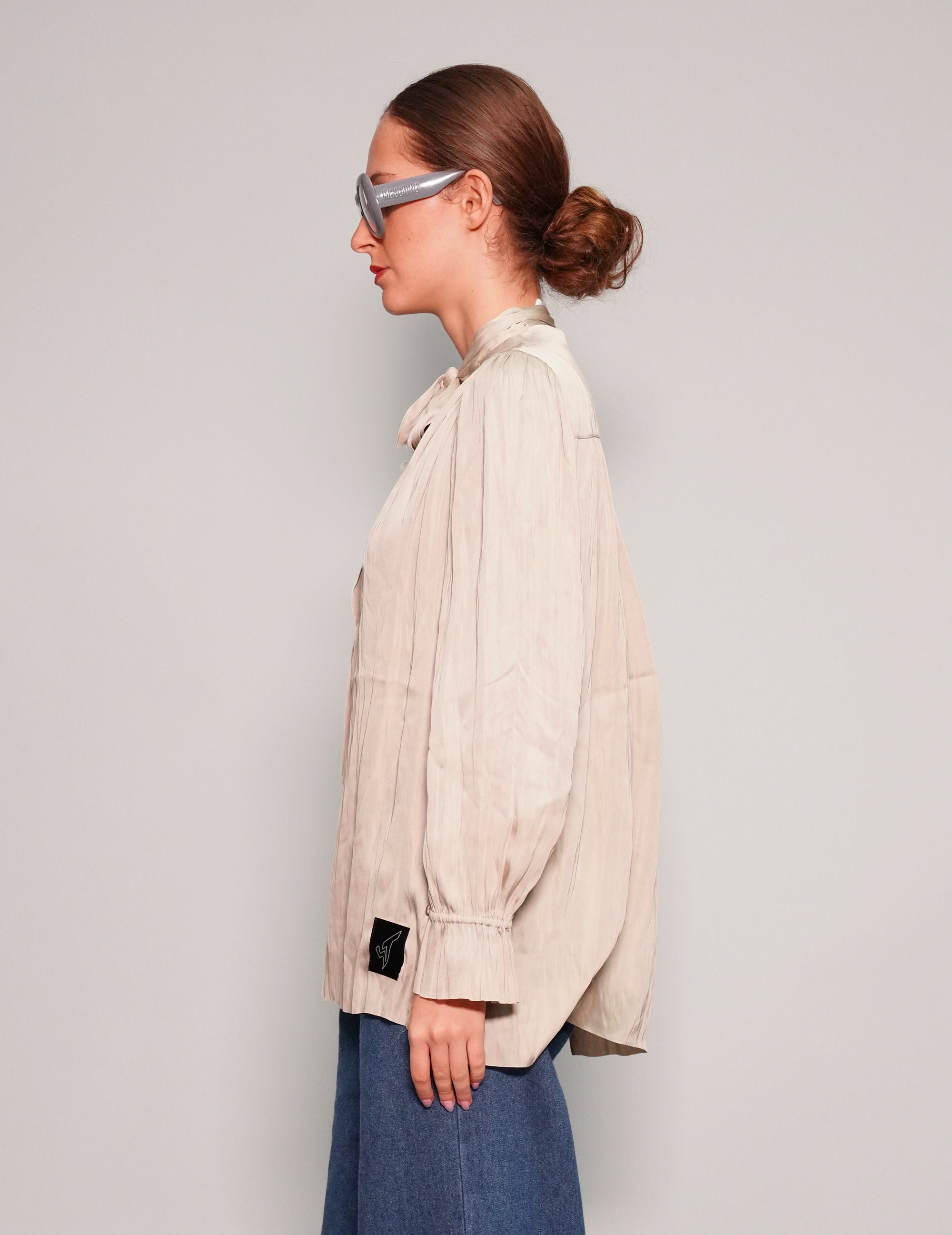 Tie-neck Blouse