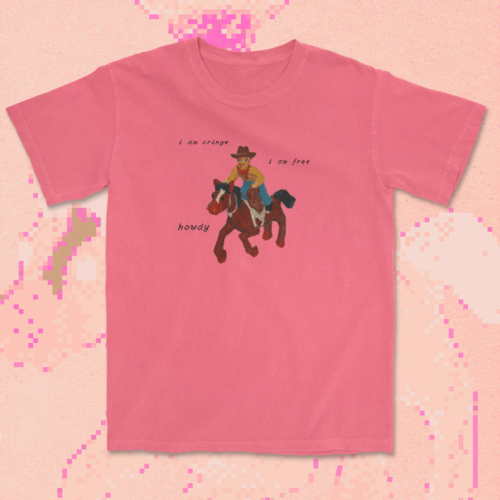 i am cringe / i am free - t-shirt Watermelon