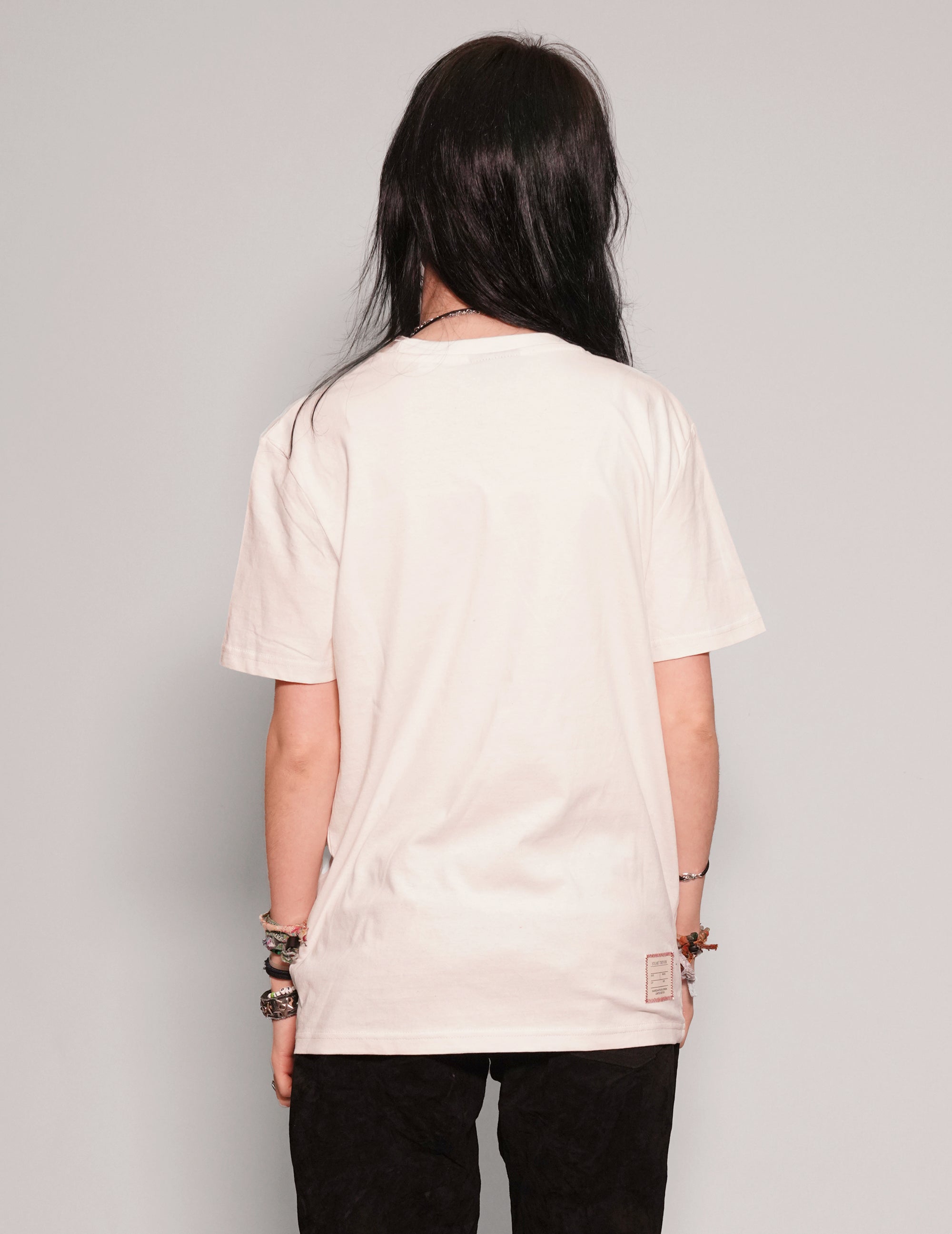 'Purple Haze' T-Shirt in Ecru