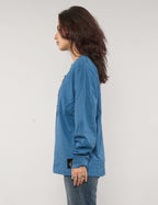 ST Aladdin Sane Long Sleeve Logo Tee in Blue