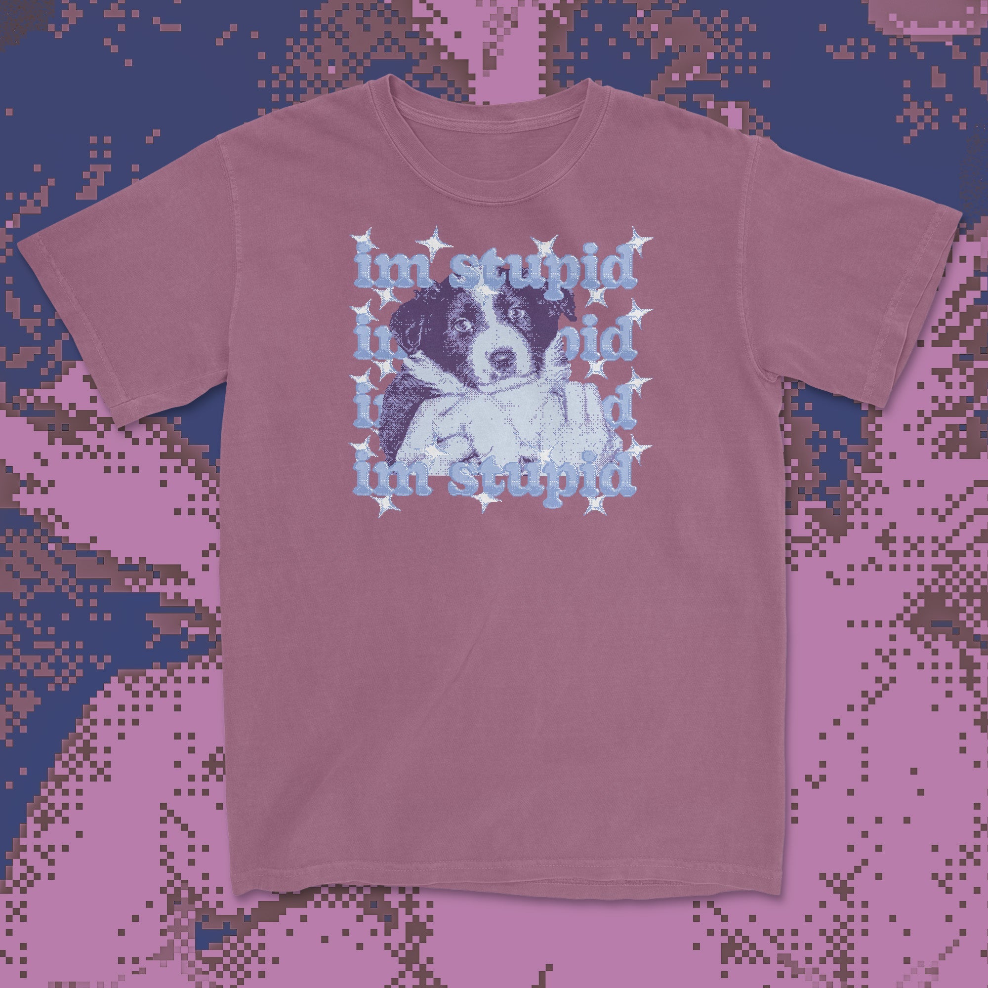 im stupid - t-shirt Berry