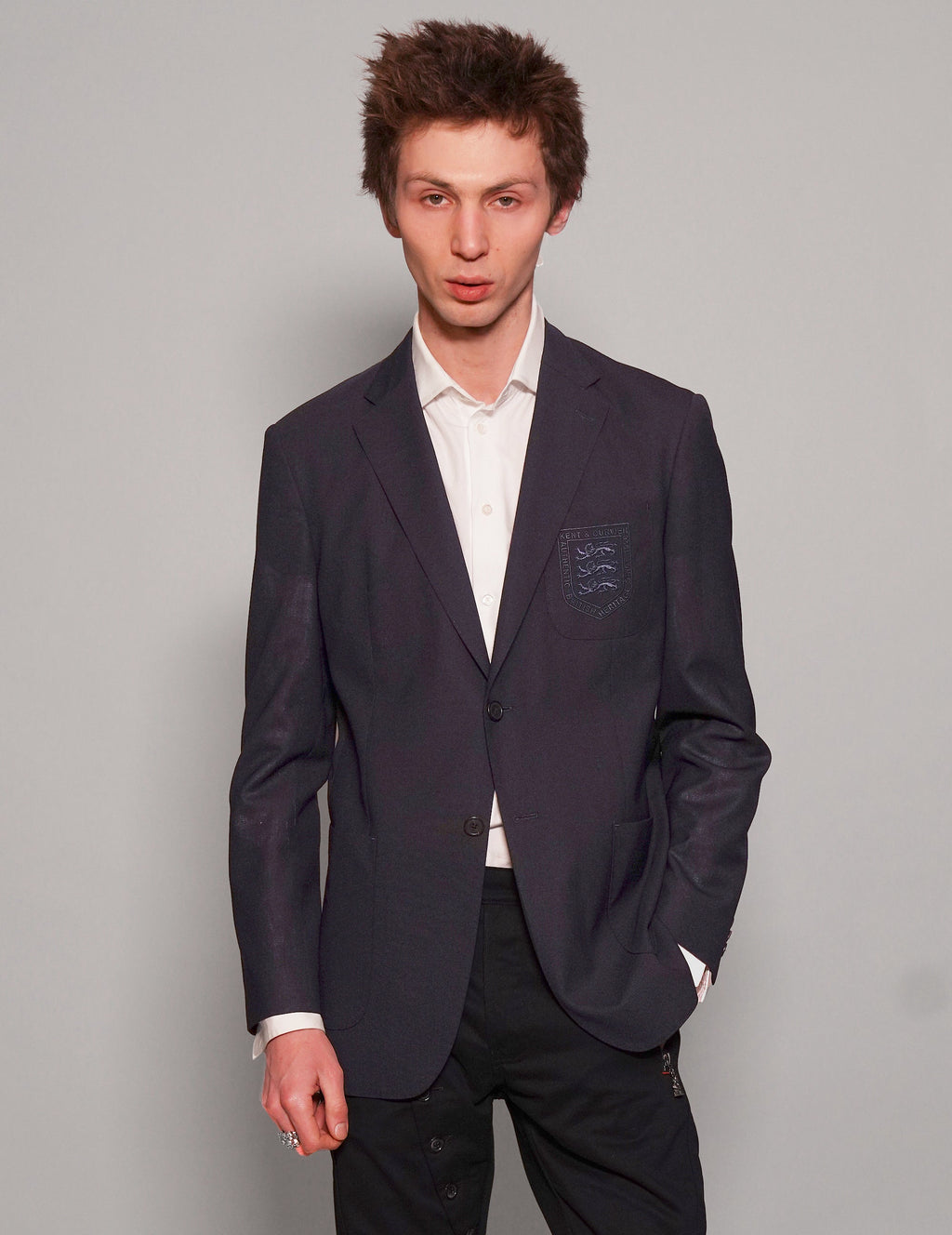 ST Vintage Soft Collar Navy Blazer