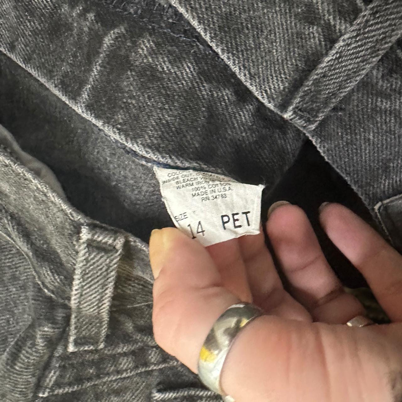 Vintage 90s Lee Tapered Leg Mom Jeans Charcoal Black W29 L26