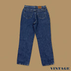 Vintage 90s Lee Tapered Leg Mom Jeans Dark Blue W32 L30
