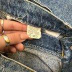 Vintage 90&#39;s Lee Tapered Leg Mom Jeans Mid Blue W27 L30