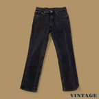 Vintage Lee Straight Leg Boyfriend Jeans Black W30 L32