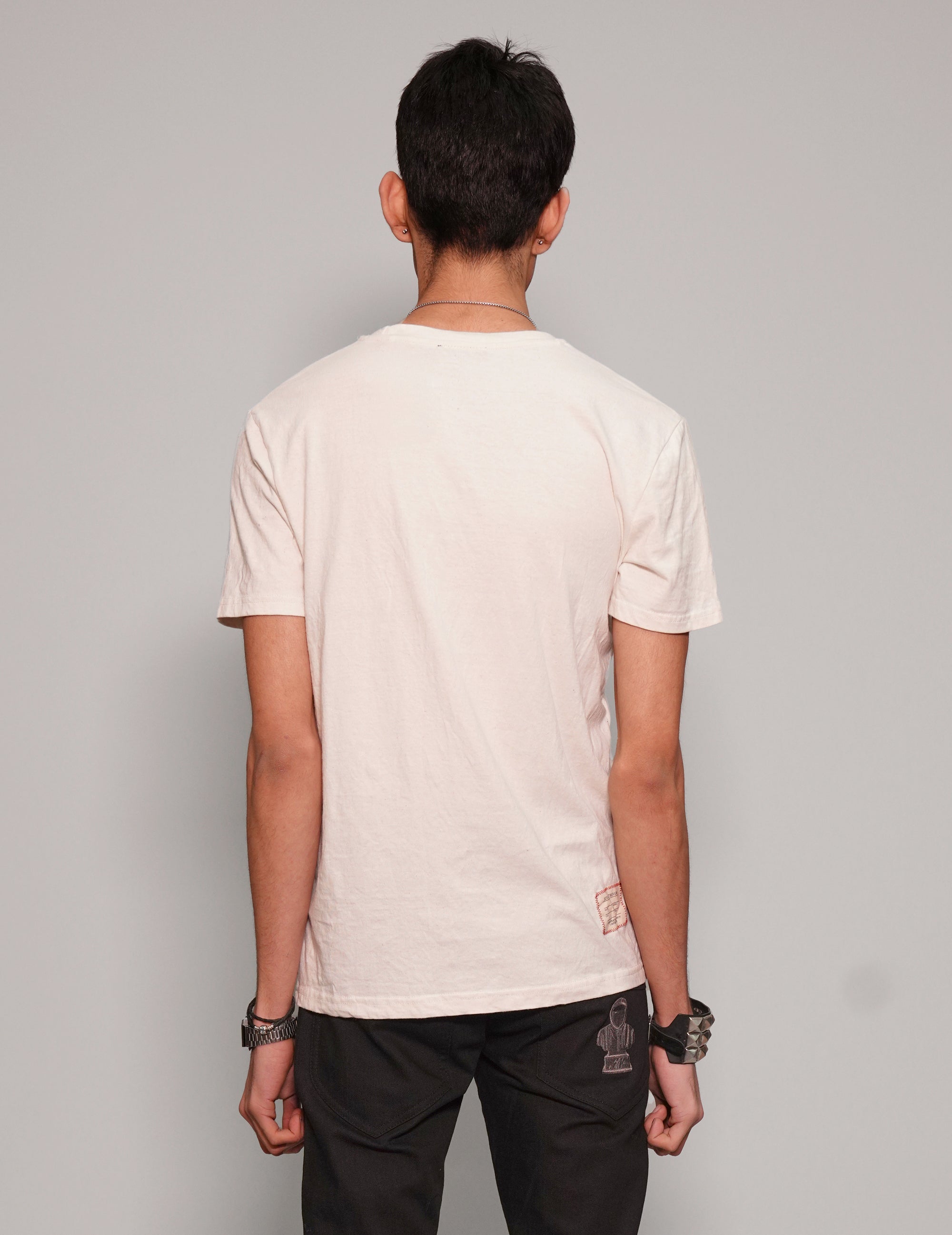 'Anarchy' T-Shirt in Ecru