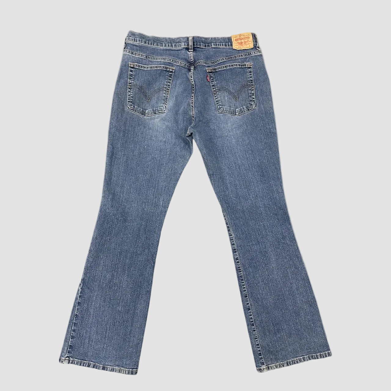 Vintage Y2k Levi's 515 Bootcut Jeans Mid Blue W34 L32 – Brag Vintage